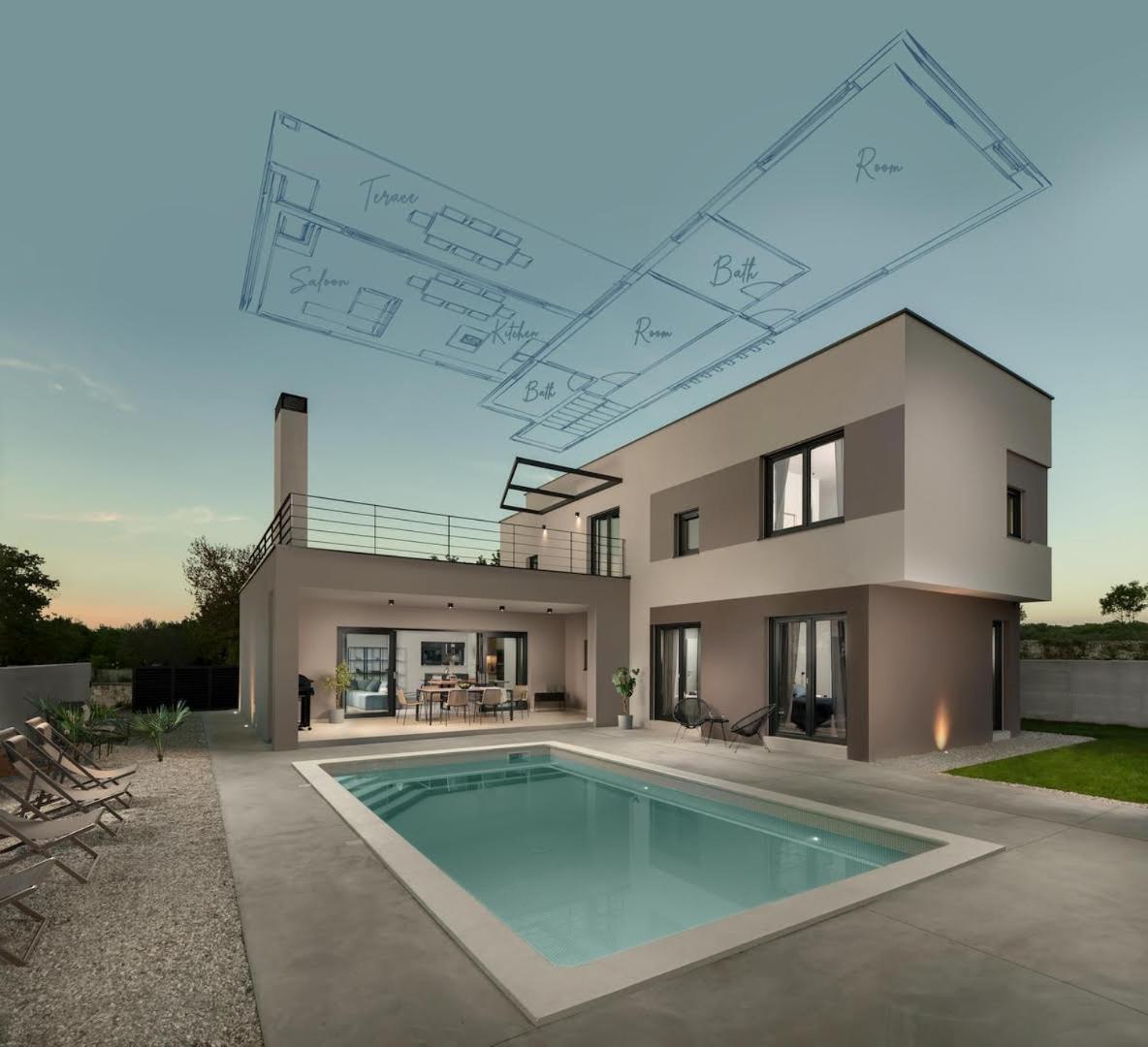 Villa 45 Воднян Экстерьер фото